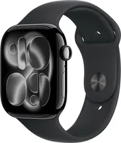Apple Watch S11 (GPS) Caixa Alumínio Jet Black 46MM Sport Band s/M MEUW4LW (Caixa Feia)