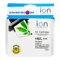 Cartucho Ion 664XL 22ML Color F6V30A H-664XL  Cartucho Io...