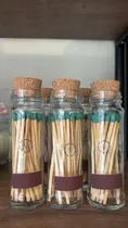 Velaroma Vidrio Cilindrico c/Fosforo Ecologico