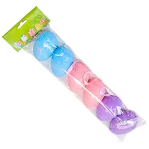 Ovos Decorativos de Páscoa 6 PCS com Glitter