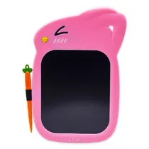 Painel de Escritura Tablet Luo LCD 8.5" Pulegadas LU-A80 Digital Gráfico Eletrônico Portátil Placa de Desenho Manuscrito Pad para Crianças Adultos Casa Escola Escritório - Rosa