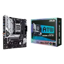 Placa Mae Asus Prime A620M-Ayw Wifi Socket AM5 Chipset AMD A620 Micro ATX