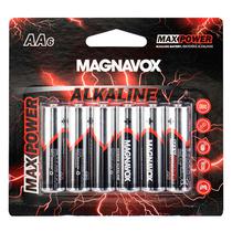 Pilha Alcalina Magnavox Max Power MP05231/M0 AA - 6 Unidades