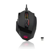 Mouse Gamer Redragon Sniper Pro M801P-RGB - Sem Fio - 16000DPI - 9 Botões - Preto