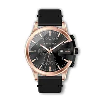 Relógio Analógico Masculino Daniel Klein Exclusive DK.1.12461-3 - Rosa Ouro e Preto