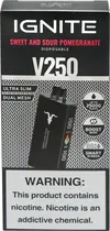 Vape Descartável Ignite V250 Sweet And Sour Pomegranate 25000 Puffs