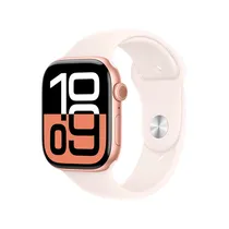 Apple Watch Series 10 46MM MWWU3AM/ A / Rose Gold Alumínio / Pulseira Sport Band Tamanho M/ G