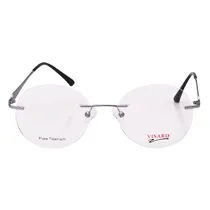 Armação para Óculos de Grau RX Visard Mod.7022 52-18-140 Col.02 - Preto/Cinza