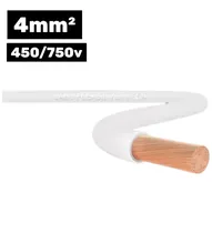 Cabo Flexsil 450/750V 1*4MM 100M Branco