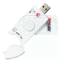 Leitor de Cartao de Memoria Encore ENUCR-3 USB 2.0 40 Em 1 - Branco