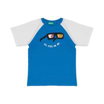 Camiseta Infantil Benetton 3096G10DL 3M6