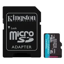 Cartao de Memoria Micro SD Kingston Canvas Go Plus 128GB 200MBS C10 - SDCG4/128G