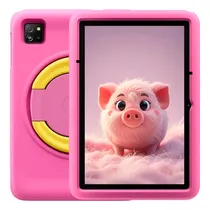 Tablet Blackview Tab A6 Kids / 128GB / 4GB Ram / 10.1" / 8MP - 5MP / Android 14 + Capinha - Rose Pink
