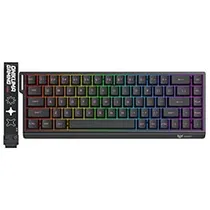 Teclado Gamer Onikuma MT603 Wireless / RGB / Inglês - Preto