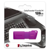 Kingston Pendrive Datatraveler Exodia M KC-U2L128-7LP 128GB USB3.2  Kingston Pe...