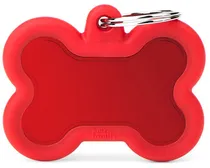 Medalha de Identificação Myfamily Hushtag Osso HTA01RED - Vermelho