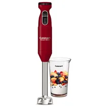 Mixer de Mão Cuisinart CSB-175RP1 2 Velocidades 300W com Copo 110V - Vermelho