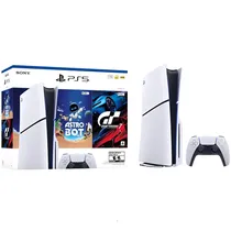 Console Sony Playstation 5 Disc Slim CFI-2115A 4K 1 TB + Gran Turismo 7 + Astro Bot