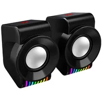 Speaker Redragon GS514 Kage 2 de 3 Watts RMS com USB/Mini Jack 3.5 MM - Preto