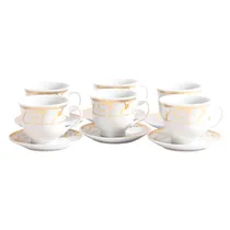 Conjunto Copo com Placas Cerâmica 220ML 6PZS