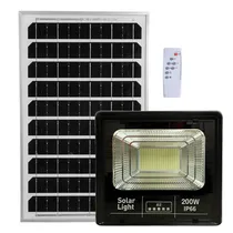 Refletor LED Jortan JT-YY200W - Painel Solar  Refletor LE...