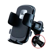 Suporte de Celular para Carro Quanta QTSCA50 Airgrip / 360º - Preto