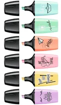 Marcador Stabilo Boss Mini Pastel Love 07/06-27 (6 Cores)