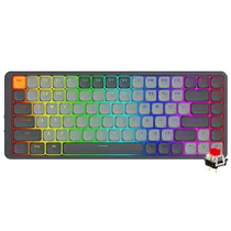 Teclado Gamer Mecanico Redragon K652GG-RGB-Pro Azure Wireless / Red / Ingles - Cinza