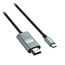Cabo USB-C p/ HDMI Yookie YA12 Black 2M