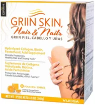 Suplemento Vitamínico para Pele, Cabelo e Unhas Vijosa Griin Skin, Hair & Nails 14 Sachês