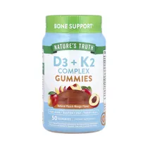 Vitaminas Nature's Truth K2 + D3 Calcium 50 Gomitas