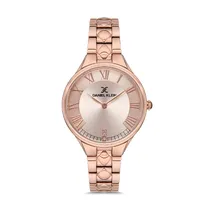 Relógio Analógico Feminino Daniel Klein Premium DK.1.12558-3 - Rosa Ouro