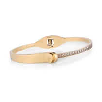 Pulseira Feminina Freelook FRJ.3.3004-3 de Aço Inoxidável - Dourado