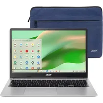 Notebook Acer Chromebook CB315-4H-C0BR Ips 15.6" Intel Celeron N4500 4 GB LPDDR4X 64 GB Emmc - Prata