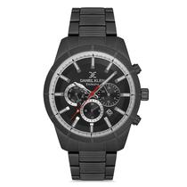 Relogio Analogico Masculino Daniel Klein DK.1.12718-5 Exclusive Gents / Pulseira de Aco Inoxidavel - Preto