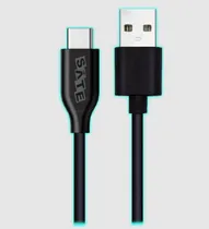 Cable USB-A (M) A USB-C (M) 2MTS Sate AL-AC2 Fast Charge Cable USB-A (M) A USB-C (M) 2MTS Sate AL-AC2 Fast Charge
