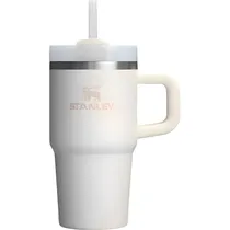 Copo Térmico Stanley Quencher H2.0 Flowstate com Canudo - Creme 590ML