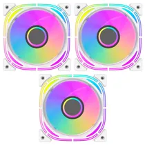 Cooler para Gabinete Darkflash Infinity 24 Pro 12X12 Argb Branco - Kit com 3  Cooler para...