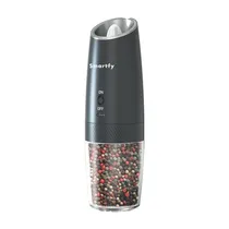 Moedor de Tempero Gravitacional Smartfy MT02T - 25W - 100ML - Recarregável - Preto