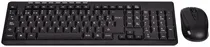 Teclado e Mouse Sem Fio Sate AK-75G - Preto (Português)