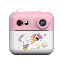 Camera para Criança Children's Digital Luo LU-SY20 Print / 2200MAH / 7.4V - Rosa/Branco