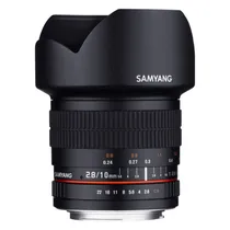 Lente Samyang Fuji MF 10MM F2.8 X-Mount Aps-C DSLR