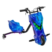 Triciclo Eletrico Smart Wheel 8.5 350W Blue Galaxi c/Capacete e Prot.