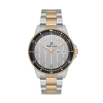 Relógio Analógico Masculino Daniel Klein Premium DK.1.12568-4 - Dourado/Prata