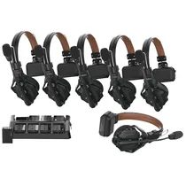 Sistema de Intercomunicação Hollyland Solidcom C1 Pro 6S Sem Fio - Preto 6 Unidades