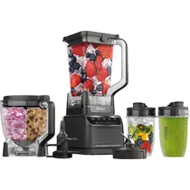 Liquidificador Ninja Total Crushing Kitchen System BR601AMZ 4 Em 1 1200 W 110V - Cinza Escuro