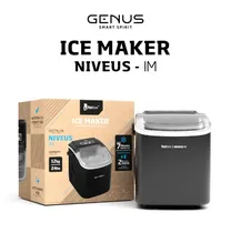 Foxbox Fabricadora de Hielo Niveus -Im 220V 1.2L /12KG Black