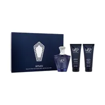 Perfume Afnan Turathi Blue M Kit 90ML Edp+Shower Gel 100ML+After Balm 100ML