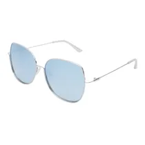 Óculos de Sol Feminino Daniel Klein DK4296 C3 - Azul e Prata