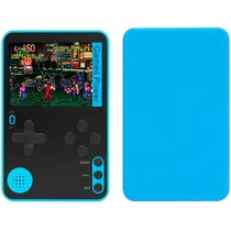 Console Portátil Mini Slim K10 de 2.4" com 500 Jogos - Azul/Preto (Inglês/Chinês)
